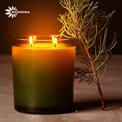 Costume Scented aroma da forma redonda do limão da vela da aromaterapia do ODM