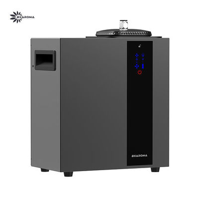Smart Waterless Diffuser - Máquina de ar perfumado para uso doméstico e comercial, cobre 16000 pés quadrados, nebulizando HVAC ou difusores portáteis de grande espaço sem água, controle Touch & Bluetooth, metal, preto